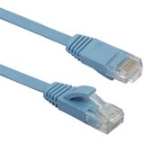 10m CAT6 ultra-dunne platte Ethernet LAN netwerkkabel  Patch leiden RJ45 (blauw)