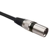 2055MFF-03 2 In1 XRL mannelijk naar dubbele vrouwelijke microfoon audio kabel  lengte: 0.3 m (zwart)