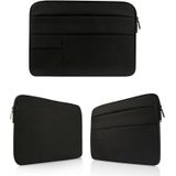 Universele 15.6 inch Laptoptas Sleeve met Oxford stof en zijvakjes voor MacBook  Samsung  Lenovo  Sony  Dell  Chuwi  Asus  HP (zwart) (zwart)