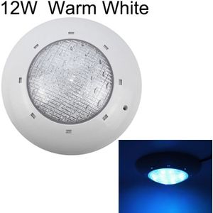 12W ABS Plastic Zwembad Wandlamp Onderwater licht (Warm Wit)