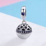 S925 Sterling Silver Love Surprise Hanger DIY Bracelet Ketting Accessoires (Blauw)