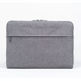 POFOKO A500 13 inch draagbare zakelijke casual polyester multifunctionele laptoptas met schouderriem (grijs)