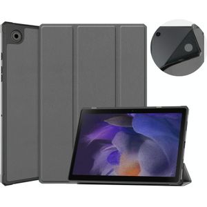 Voor Samsung Galaxy Tab A8 2021 SM-X205 3-voudige houder lederen tabletcase