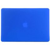 MacBook Pro Retina 13.3 inch Frosted structuur hard Kunststof Hoesje / Case (blauw)