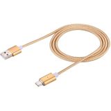 1m golf stijl 2A magnetische USB-C / Type-C USB Golf stijl Data Sync laad Kabel met LED-Indicator  Voor Samsung Galaxy S8 & S8 PLUS / LG G6 / Huawei P10 & P10 Plus / Xiaomi Mi6 & Max 2 nl andere Smartphones (Goud)