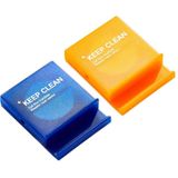 2 Sets Draagbare Mobiele Telefoon Data Cable Opbergdoos (Oranje + Blauw)