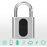 USB oplaadbare deurslot vingerafdruk hangslot Quick Unlock beveiliging Keyless slimme metalen slot