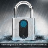 USB oplaadbare deurslot vingerafdruk hangslot Quick Unlock beveiliging Keyless slimme metalen slot