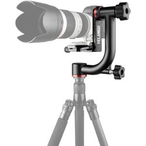 Yelangu A201 360 graden Horizontale Gimbal Tripod Head voor DV- en SLR-camera's