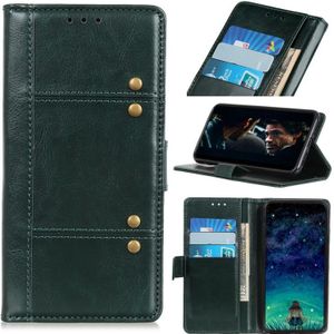 Voor Nokia 8.3 Peas Crazy Horse Texture Horizontale Flip Lederen Case met Holder & Card Slots & Wallet(Groen)