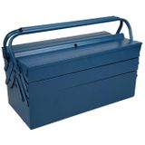 Dubbele handgreep Dubbel open drielaagse gereedschapskist Household Hardware Tool Storage Box  Specificatie: S(420x200x200mm)