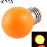 10 stuks 2W E27 2835 SMD Home Decoratie LED gloeilampen  AC 220V (oranje licht)