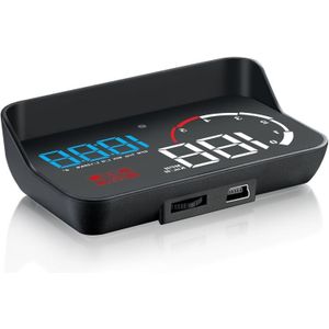 M10 3 5 inch universele auto OBD2 HUD voertuig-gemonteerde Head up display (blauw)