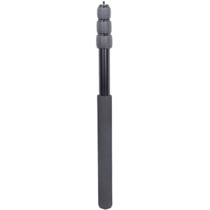Aluminium Handheld Boompole Microfoonhengel voor Camera / LED lamp of microfoon  Maximale lengte: 173 cm (zwart)