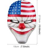 Halloween masker PVC Halloween Festival partij U.S. vlag patroon masker