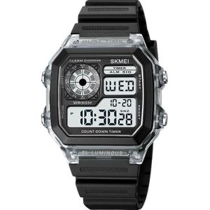 SKMEI 1998 transparante shell ijssensor buitensport waterdicht multifunctioneel horloge