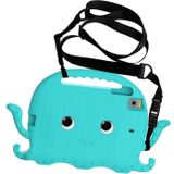 Voor iPad mini 1/2/3/4/5 Octopus-stijl EVA + pc-tablethoes met riem (glaciaal groen)