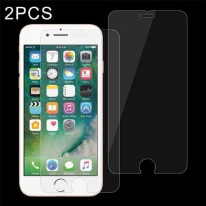 2 stuks voor iPhone 8 Plus & iPhone 7 Plus 0 26 mm 9H oppervlakte hardheid 2.5D explosieveilige getemperd glas Non-full Screen Film