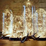 Kerstdecoratie licht koperdraad geleid string licht bruiloft slinger LED lampen kerstboom ornamenten