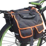 Outdoor Fiets Motorfiets Mountainbike Achter Pak Tas Na Rijden Shelf Bag (Oranje Rand)