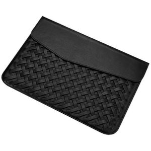Handgeweven computertas notebook liner bag  toepasselijk model: 12 inch (A1534) (zwart)