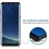 25 stuks voor Galaxy S8 plus volledige schermrand lijm gehard glas screen protector (transparant)