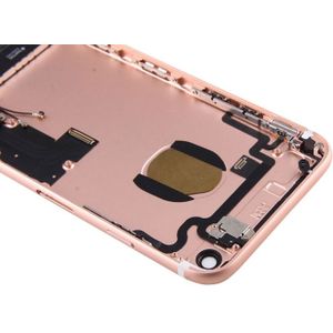 Batterij terug dekken vergadering met Kaarthouder voor iPhone 7 (Rose goud)