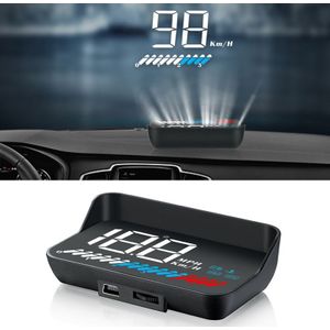 M7 3 5 inch universele auto OBD2 + GPS HUD voertuig gemonteerd Head up display brandstofverbruik