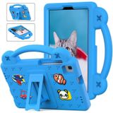 Voor Huawei MediaPad M3 Lite 8.0 Handvat Kickstand Kinderen EVA Schokbestendig Tablet Case (Hemelsblauw)