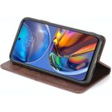 Voor Samsung Galaxy S21 Ultra Cow Textuur magnetische horizontale flip lederen telefoonhoesje