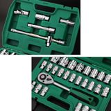 TUOSEN 32 in 1 mouw combinatie tool auto reparatie gereedschap behuizing moersleutel set  stijl:spiegel