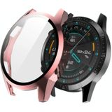 Voor Huawei Watch GT2 46mm 2 in 1 Tempered Glass Screen Protector + Fully Plating PC Case(Fink)