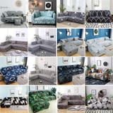 Fabric High Elastic All Inclusive Lazy Sofa Cover  Grootte: 3 Persoon (Gray Space)