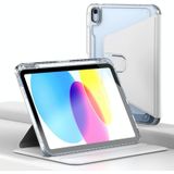 Voor iPad 10e generatie 10.9 2022 Clear 360 Rotation Stand Smart lederen tablethoes