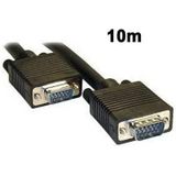 Voor CRT Monitor  standaard VGA 15Pin mannetje naar VGA 15Pin mannetje Kabel  Lengte: 10 meter (zwart)