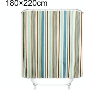 Multicolour verticale textuur dikke waterdichte polyester stof douchegordijnen  maat: 180x220cm