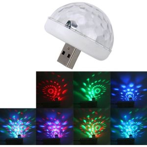 Universele PC auto stage partij DJ USB LED sfeerverlichting kleurrijke RGB verlichting decoratieve mini lamp