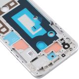 Front behuizing LCD-frame bezel plaat voor LG Q7/Q610/Q7 plus/Q725/Q720/Q7A/Q7 alpha (zilver)