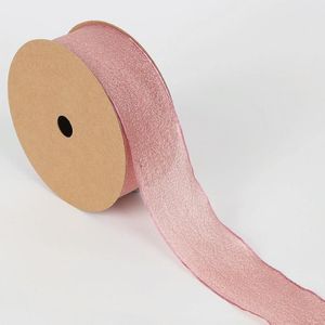 Kapok Garen Lint Flower Packaging Ribbon Hoofddeksband (Lotus Pink)