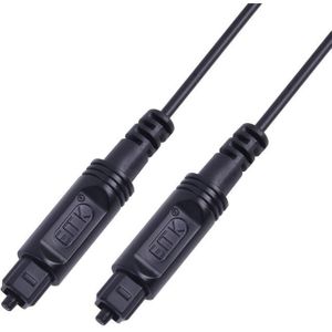 1 5 m EMK OD2.2mm Digital Audio Glasvezel Kabel Plastic Speaker Balance Cable(Zwart)