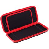 Voor Nintendo Switch spelconsole reizen uitvoering opslag Box rits tas houder Shell  grootte: 26 0 x 12 5 x 4.0 cm (zwart + rood)
