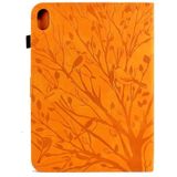 Voor iPad mini 2021 / mini 6 Fortune Tree Pressure Flower PU-tablethoes met wek-/slaapfunctie