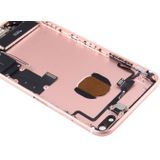 Batterij terug dekken vergadering met Kaarthouder voor iPhone 7 Plus (Rose Gold)