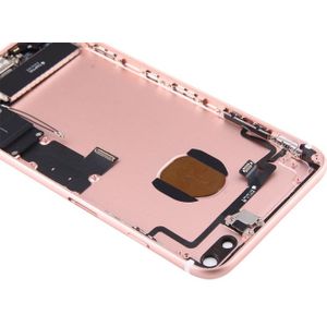 Batterij terug dekken vergadering met Kaarthouder voor iPhone 7 Plus (Rose Gold)