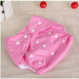 Baby doek herbruikbare luiers luiers wasbaar pasgeboren Ajustable luiers luier veranderende luier kinderen wasbaar doek luiers  grootte: dun (roze)