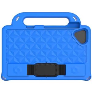 Voor Samsung Galaxy Tab A 8.4 T307 / T307U 2020 Diamond Serie Eva Anti-Fall Shockproof Mouw Beschermende Shell Case met Houder & Strap (Blauw)