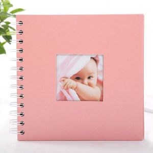 6 inch Baby Growth Album Kindergarten Graduation Album Children Paper Album (Pink)