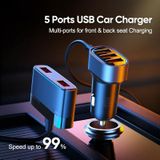 JOYROOM JR-CL03 6.2A Multi 5-poorten USB Smart Car Charger