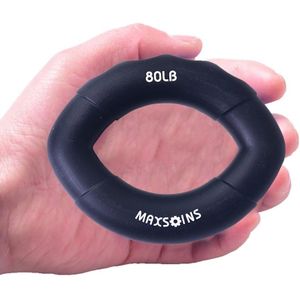 2 stks MAXSOINS MXO-009898 Siliconen Vinger Oefening Grip Apparaat Olijfvorm Rehabilitatie Vinger Pinch Apparaat  Specificatie: 80LB