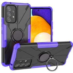 For Samsung Galaxy A53 5G Armor Bear Shockproof PC + TPU Phone Case(Purple)